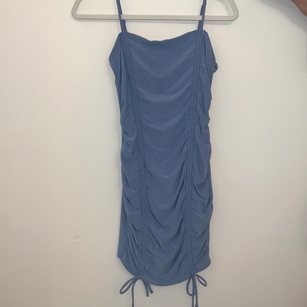 Iris blue dress